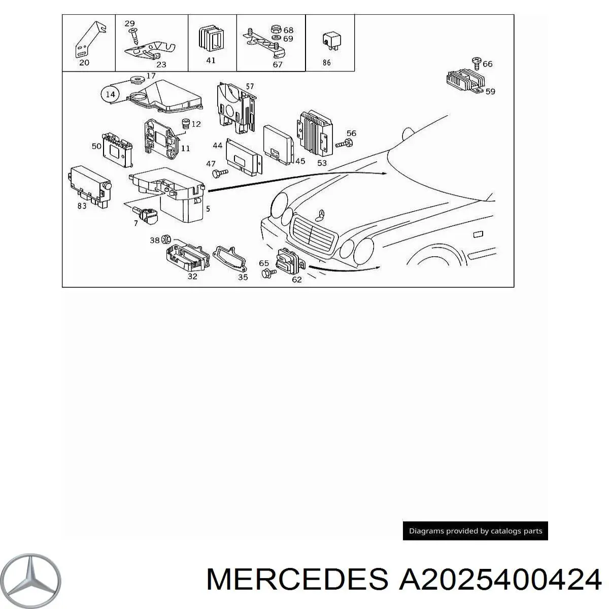  Mercedes A2025400424 precio, desde 56,52 EUR
