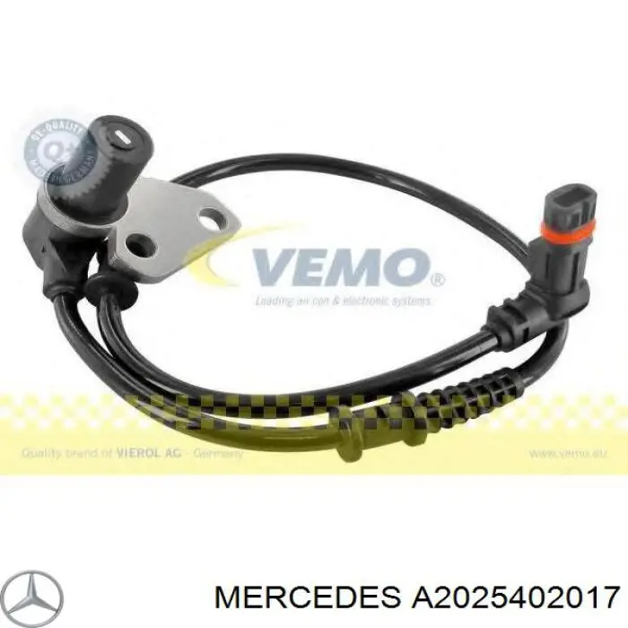 Comprar A2025402017 Mercedes Sensor ABS, rueda delantera izquierda