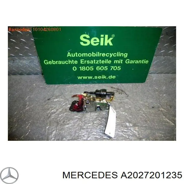 A2027201235 Mercedes cerradura de puerta delantera derecha