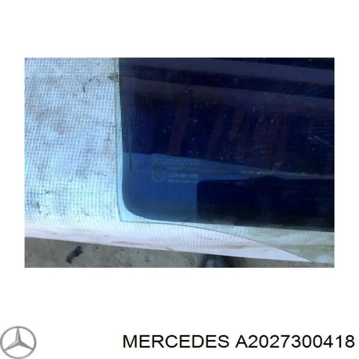 A2027300418 Mercedes luna de puerta trasera derecha