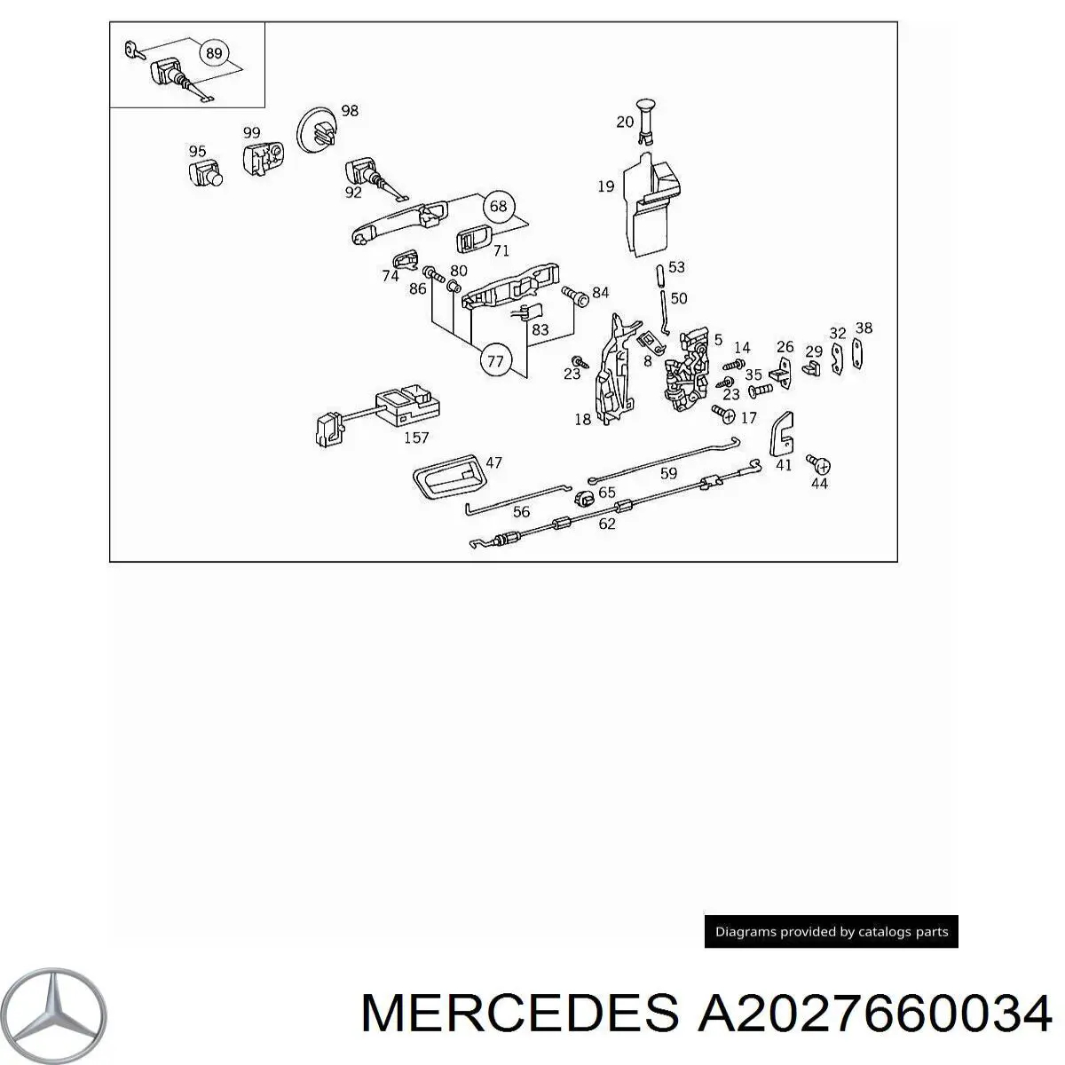  Mercedes A2027660034 precio, desde 4,63 EUR