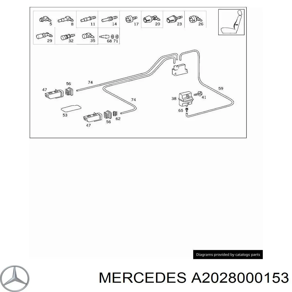 A2028000153 Mercedes 
