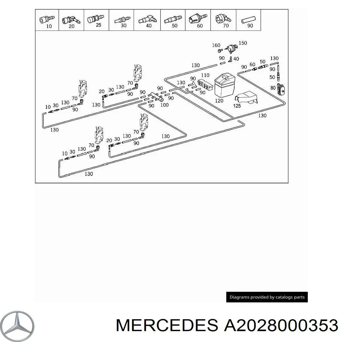  Mercedes A1298000253 precio, desde 9,47 EUR