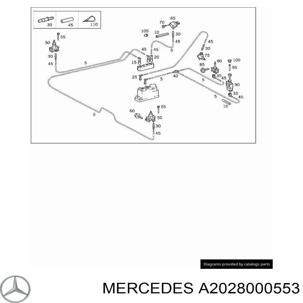  Mercedes A2028000553 precio, desde 10,89 EUR