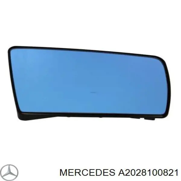 A2028100821 Mercedes cristal de espejo retrovisor exterior derecho