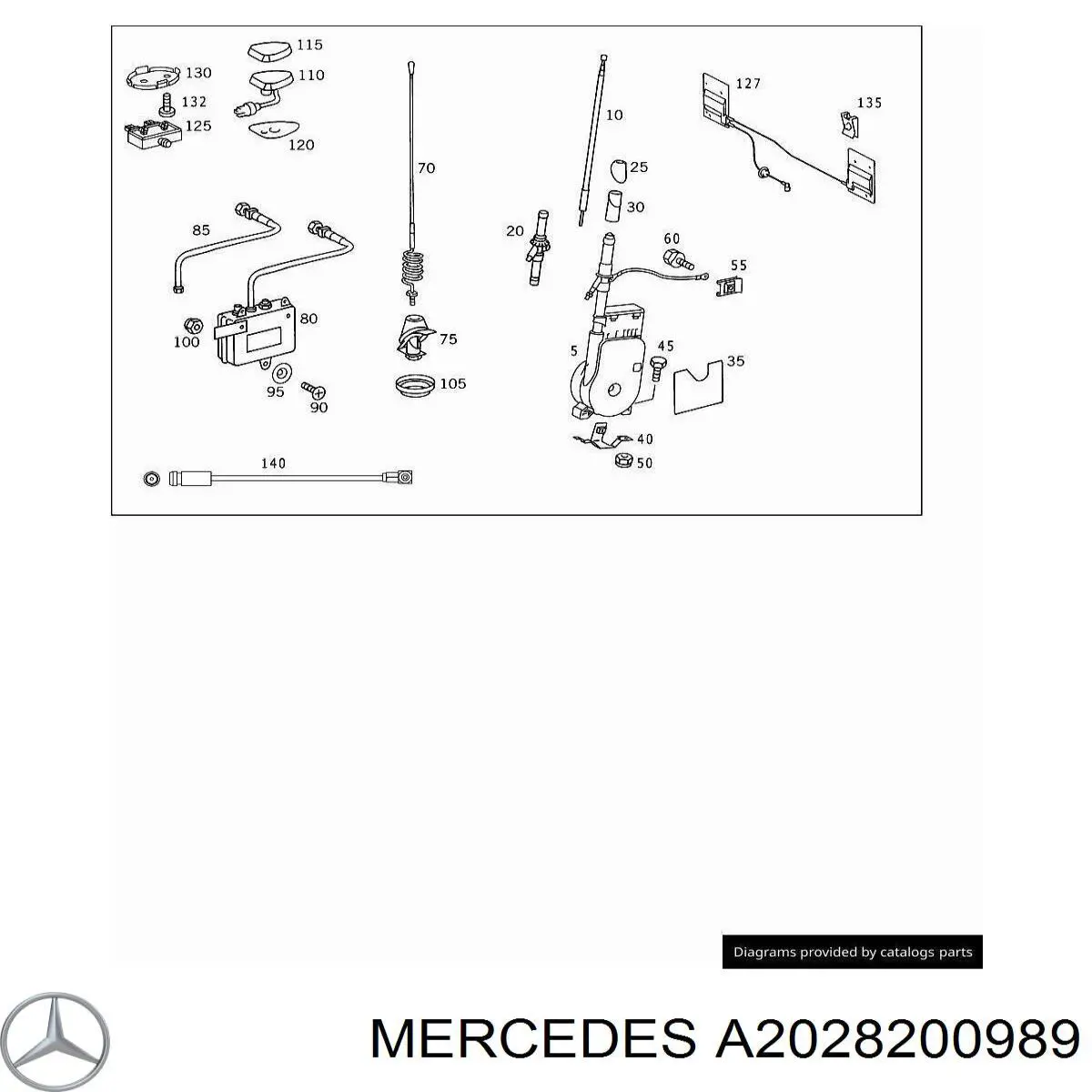  Mercedes A2028200989 precio, desde 395,75 EUR