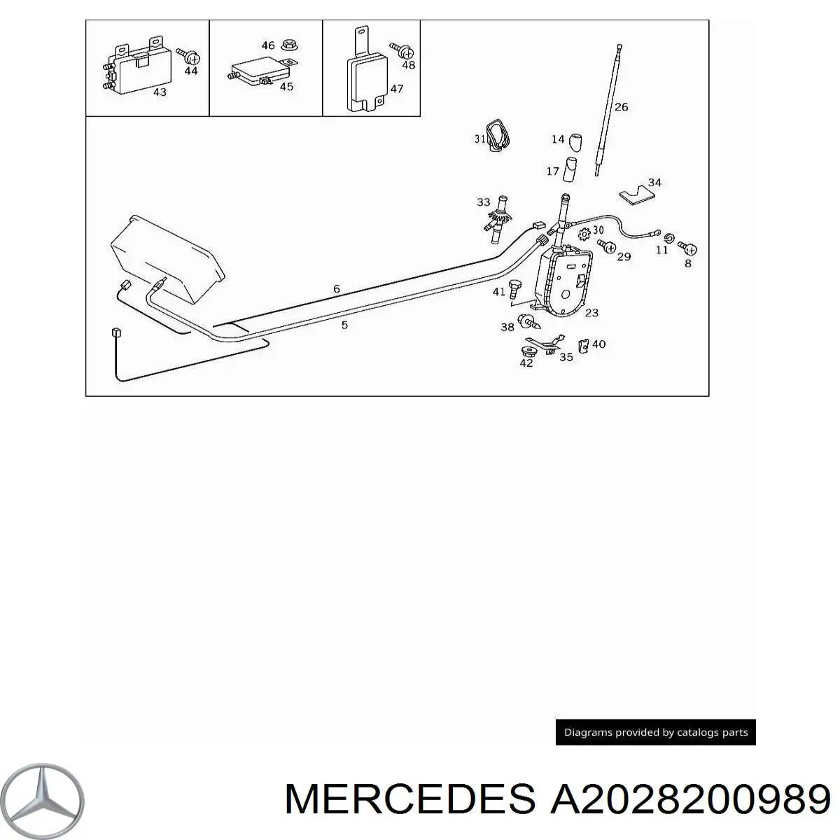 A2028200989 Mercedes 