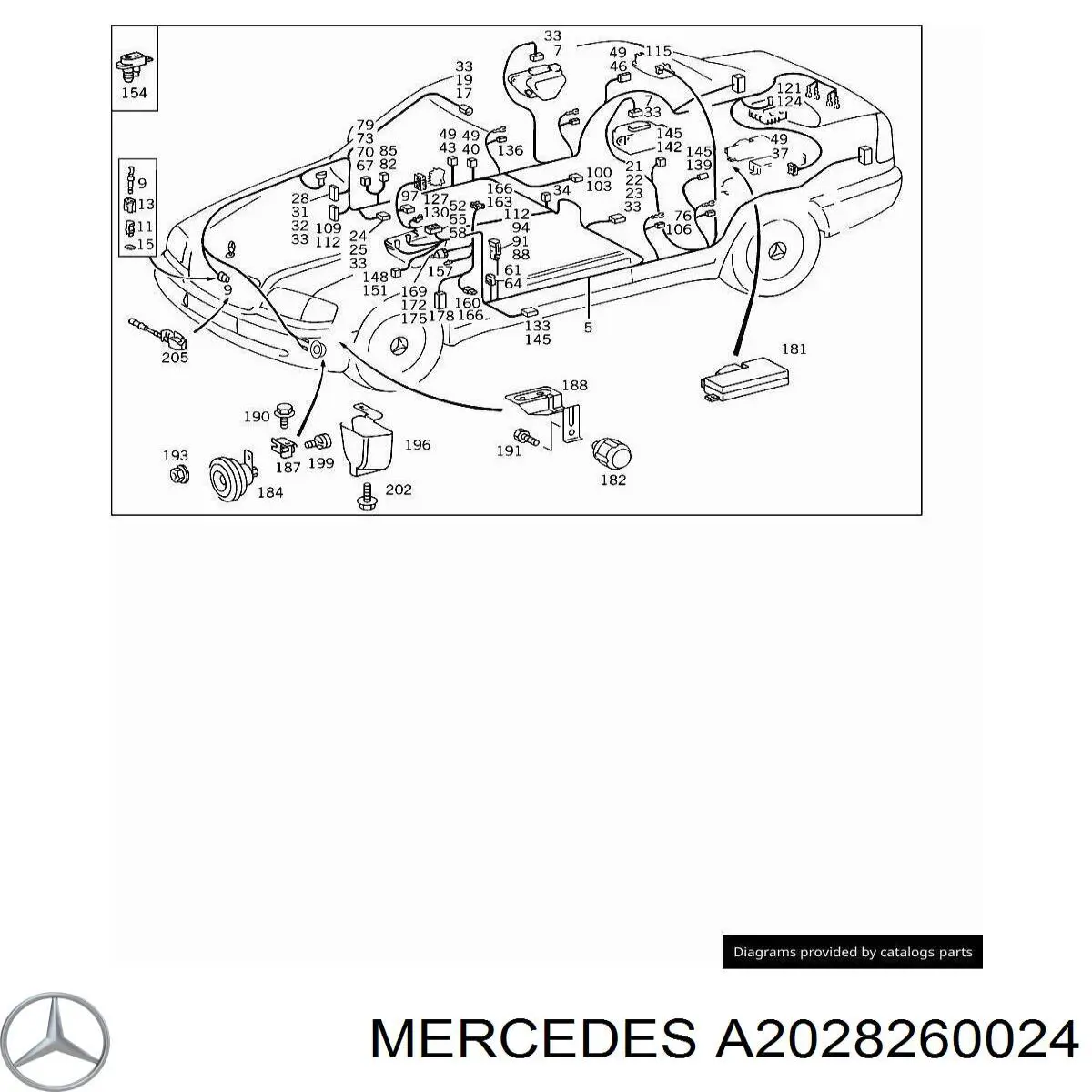 A2028260024 Mercedes 