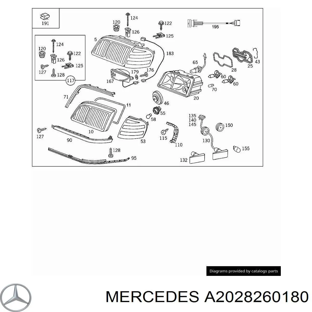 A2028260180 Mercedes 