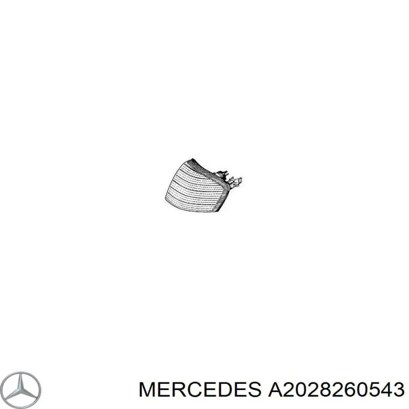 A2028260543 Mercedes piloto intermitente izquierdo