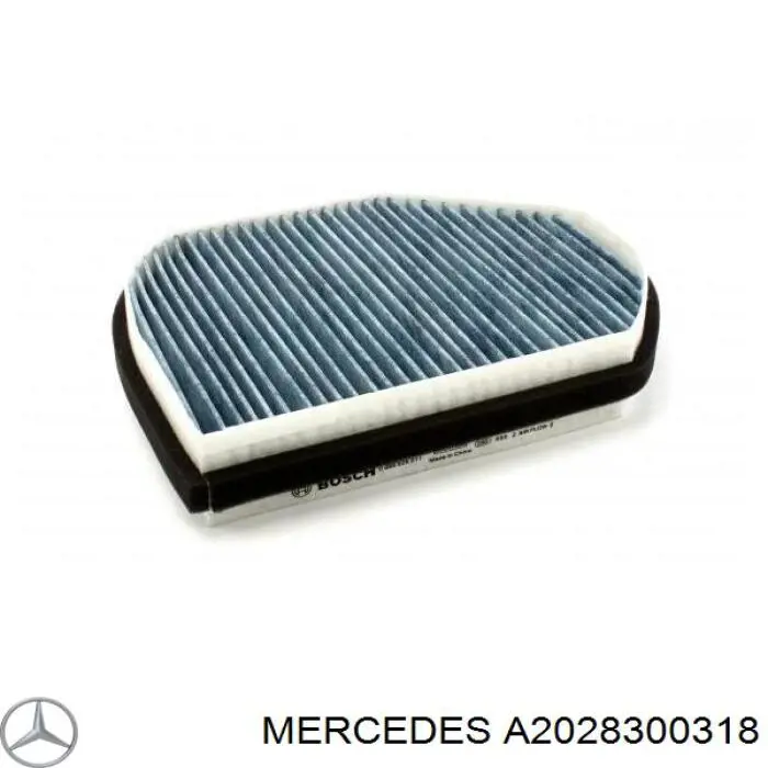 A2028300318 Mercedes filtro de habitáculo