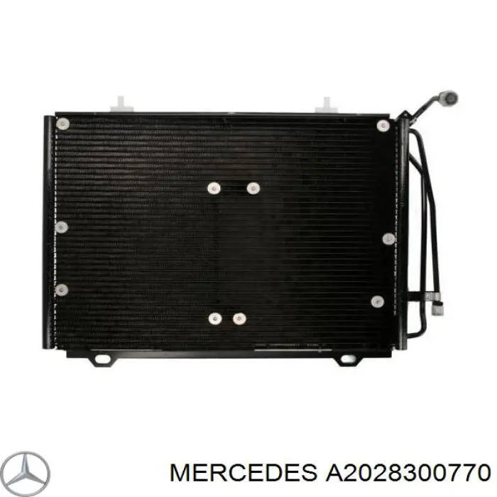 A2028300770 Mercedes condensador aire acondicionado