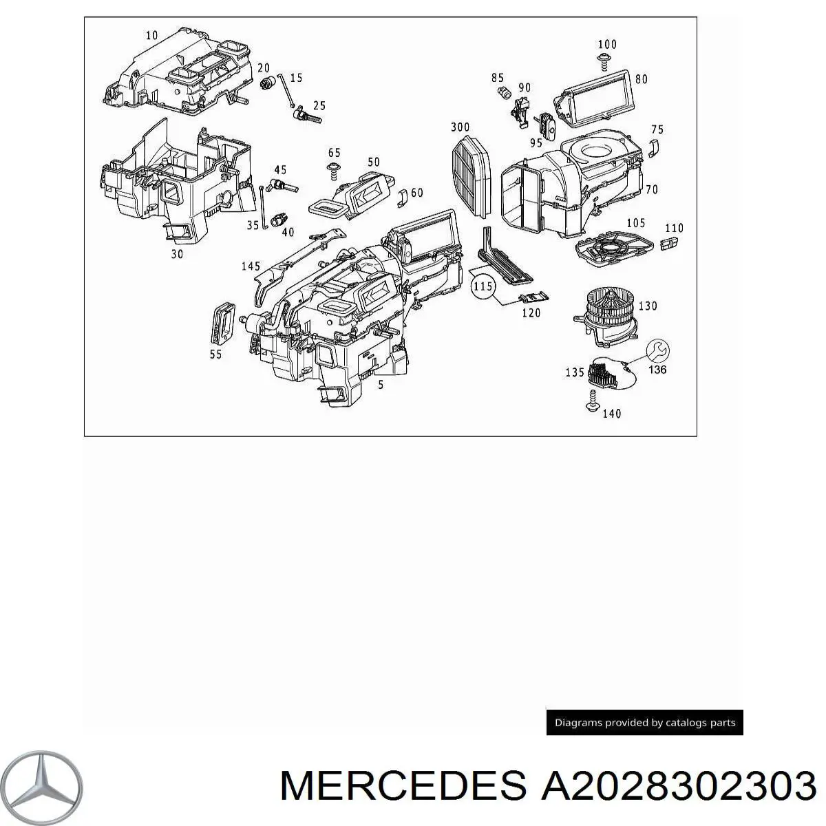  Mercedes A2028302303 precio, desde 53,07 EUR
