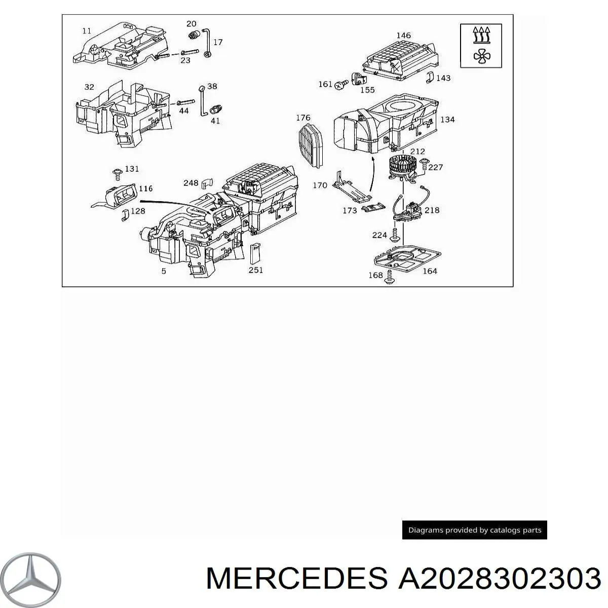 A2028302303 Mercedes