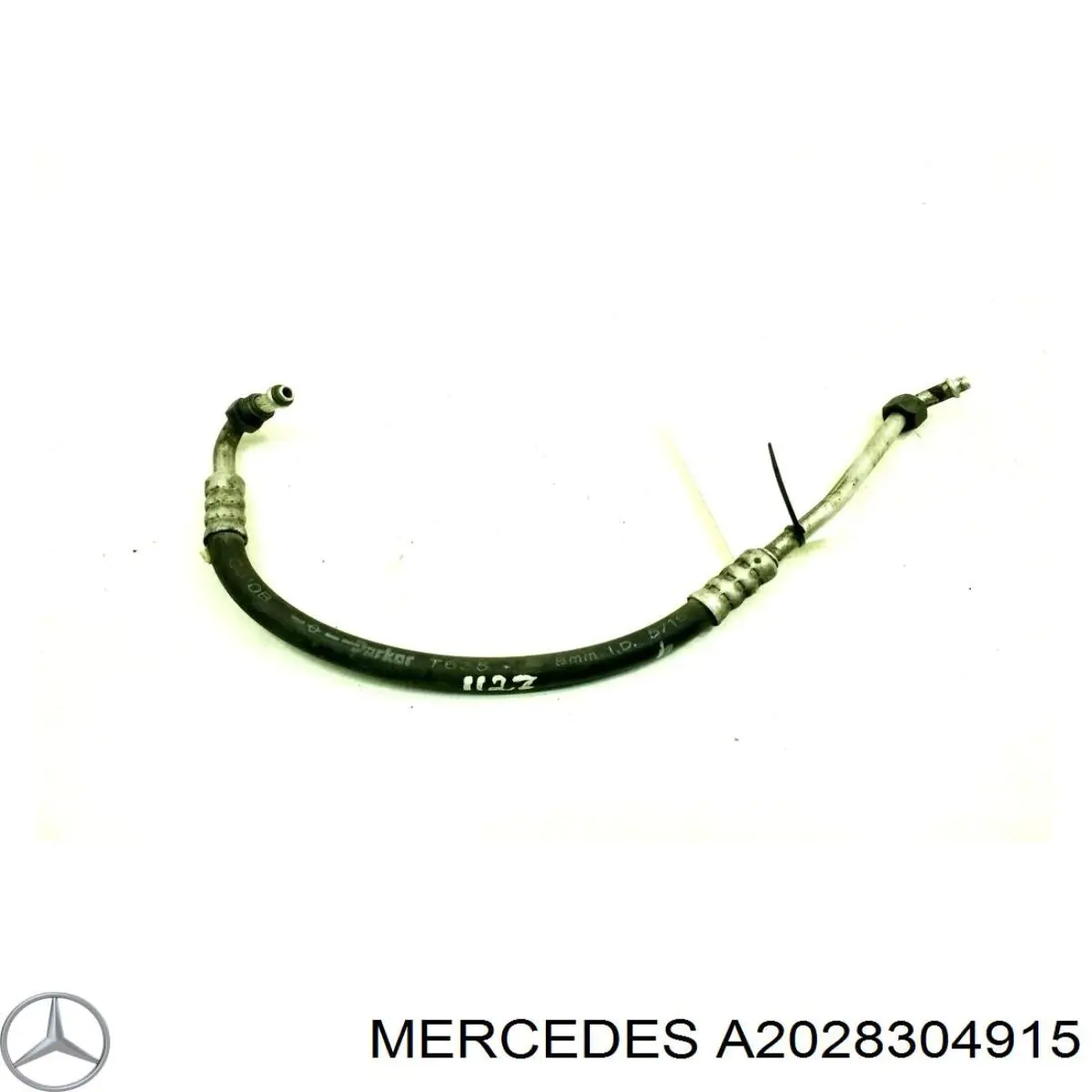 A2028304915 Mercedes tubería de baja / alta presión, aire acondicionado, de condensador a secador