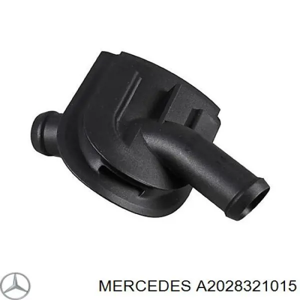 2028321015 Mercedes colocación de mangueras de la estufa en el escudo del motor