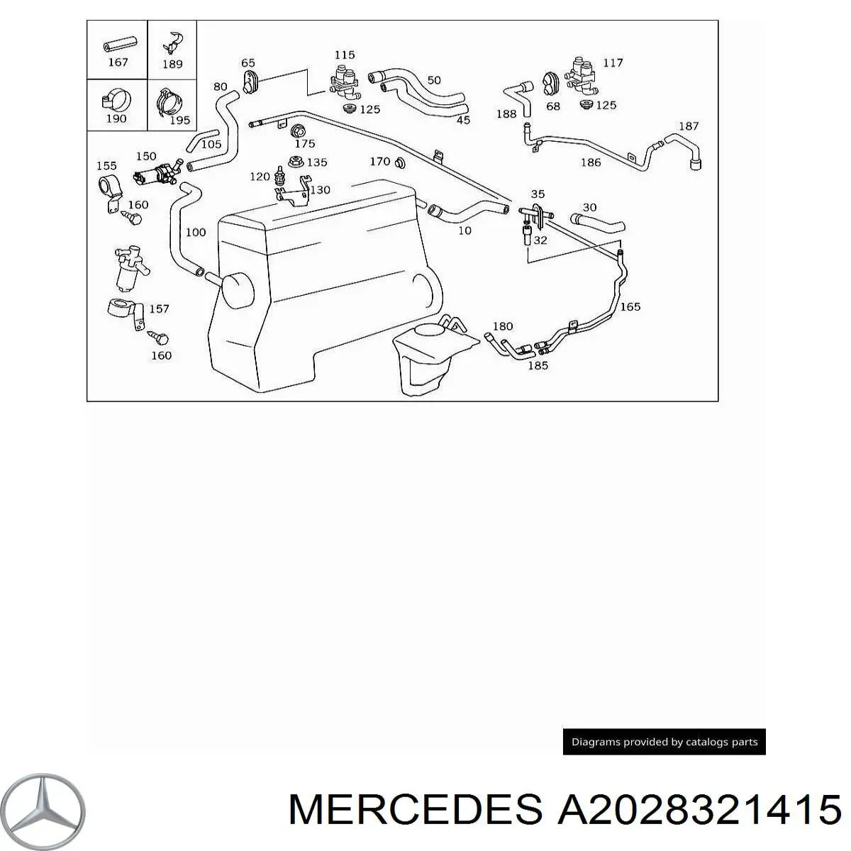 A2028321415 Mercedes