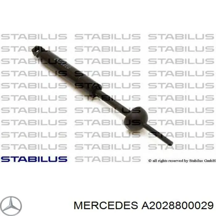 Comprar A2028800029 Mercedes Amortiguador de capó