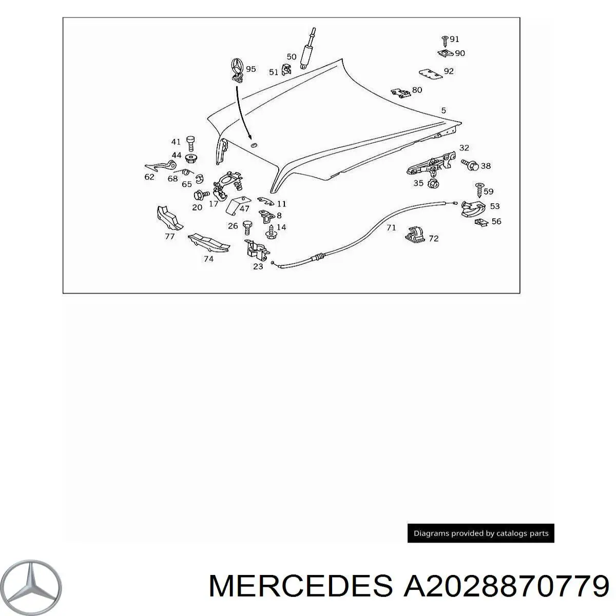  Mercedes A2028870679 precio, desde 5,17 EUR