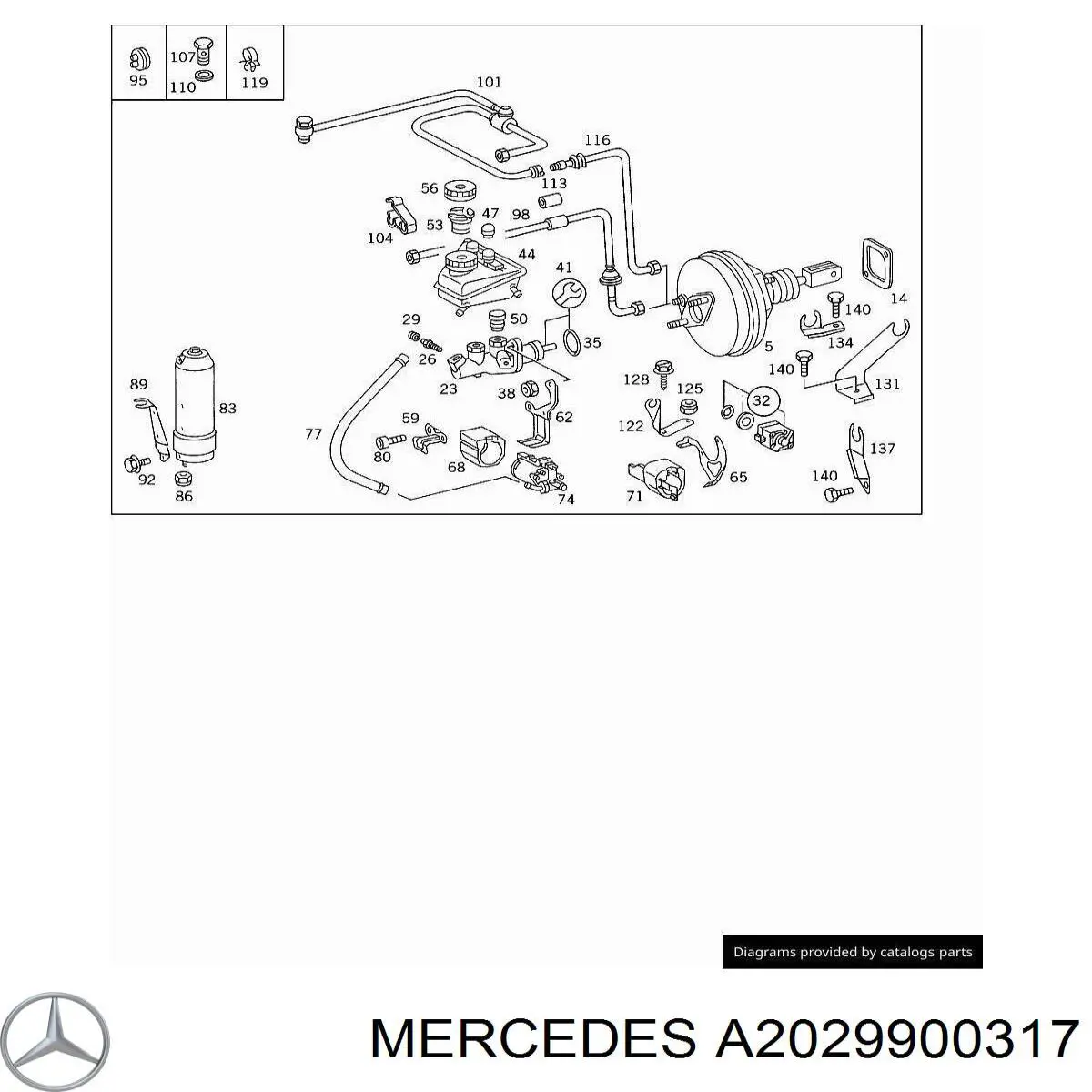  Mercedes A2029900317
