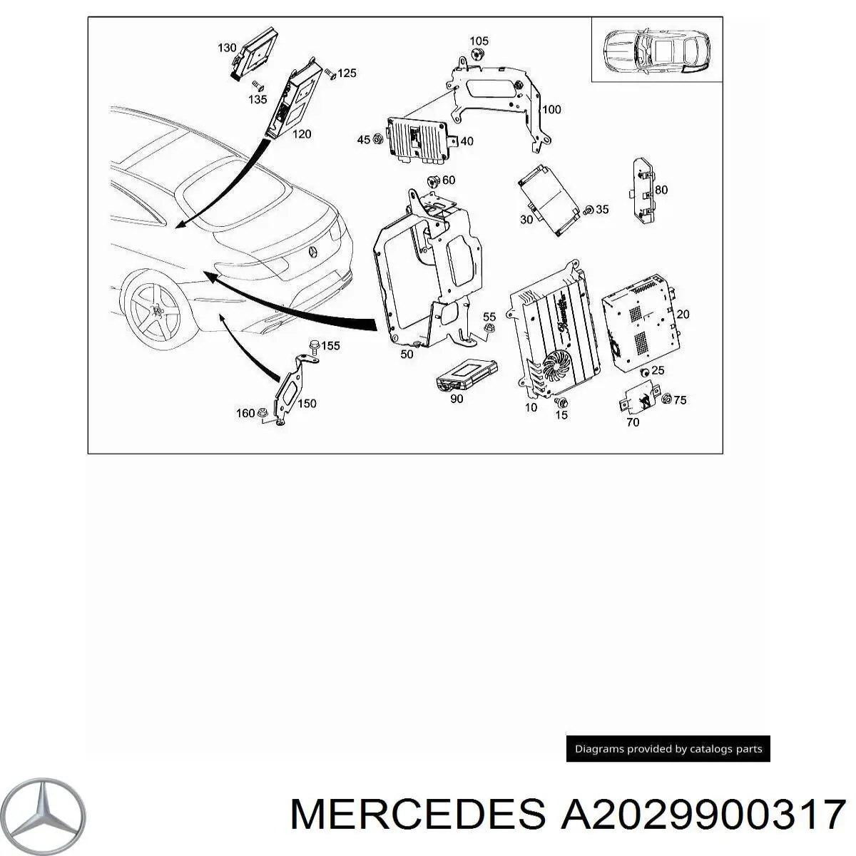 A2029900317 Mercedes 