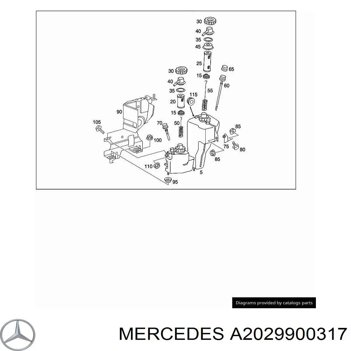  Mercedes A2029900317 precio, desde 4,24 EUR
