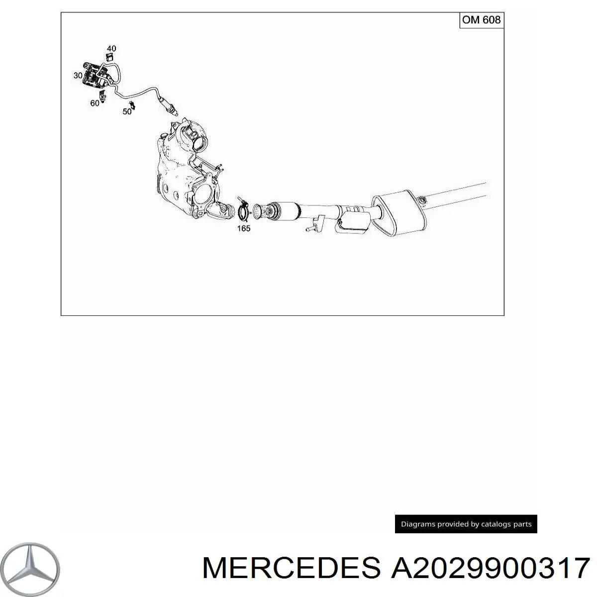  Mercedes A2029900317 precio, desde 4,24 EUR