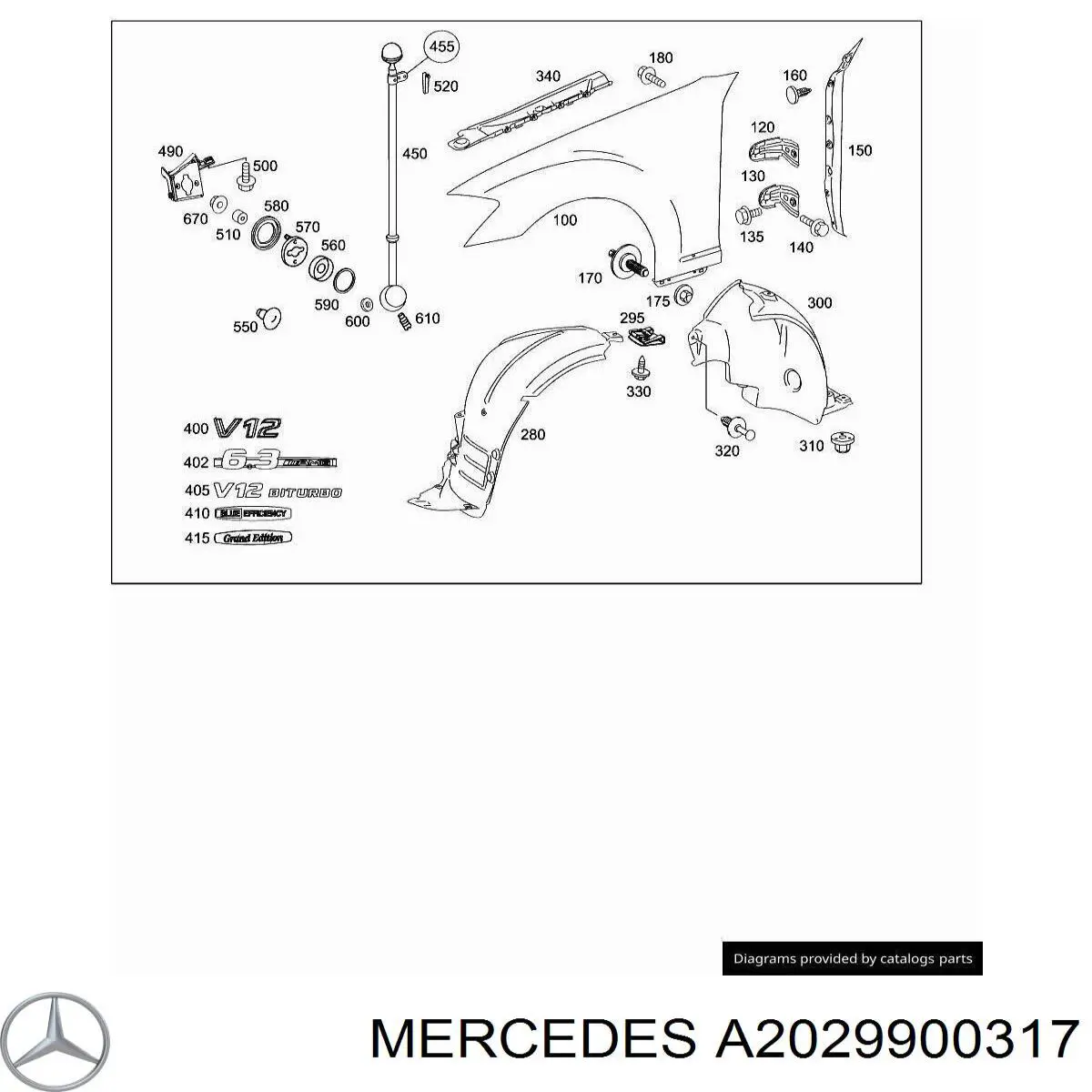 Comprar A2029900317 Mercedes 