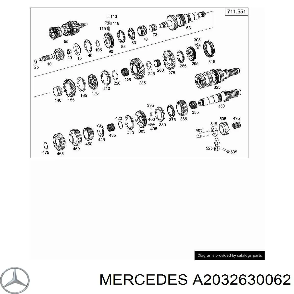  Mercedes A2032630062 precio, desde 6,93 EUR