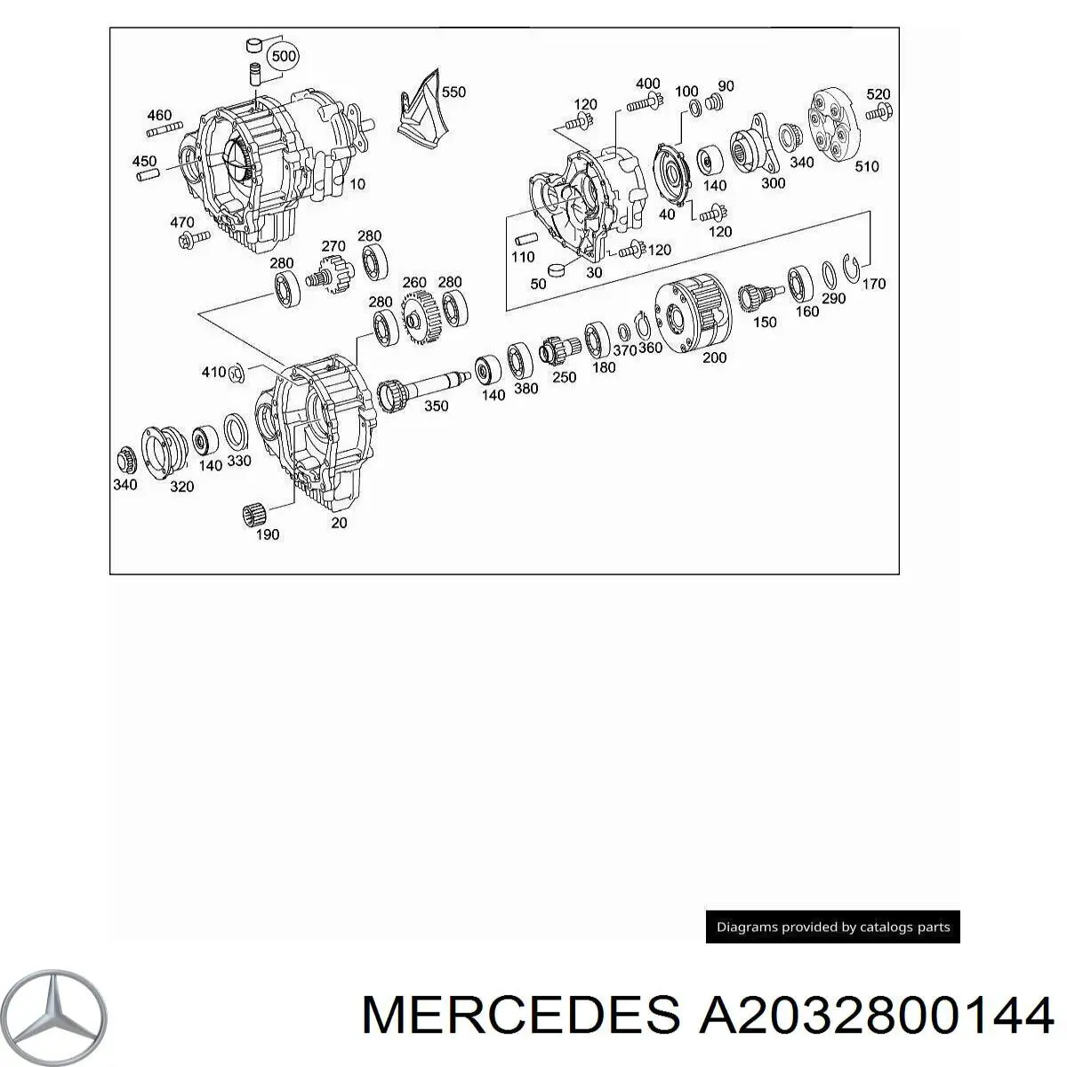 A2032800144 Mercedes 