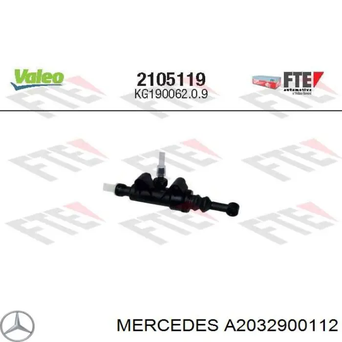 A2032900112 Mercedes cilindro maestro de embrague