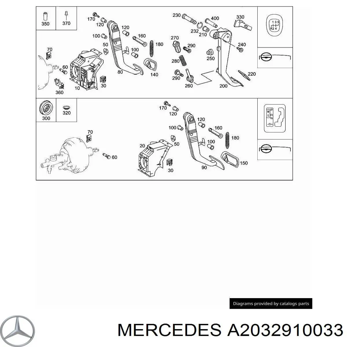  Mercedes A2032910033 precio, desde 4,87 EUR