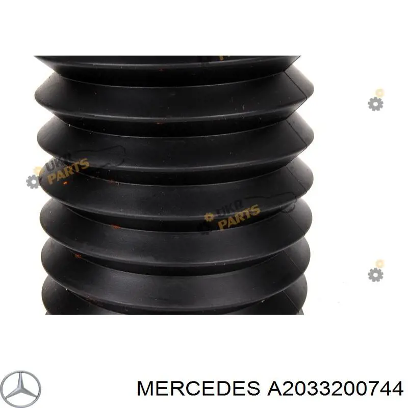 Almohadilla de tope, suspensión delantera para Mercedes C (CL203)