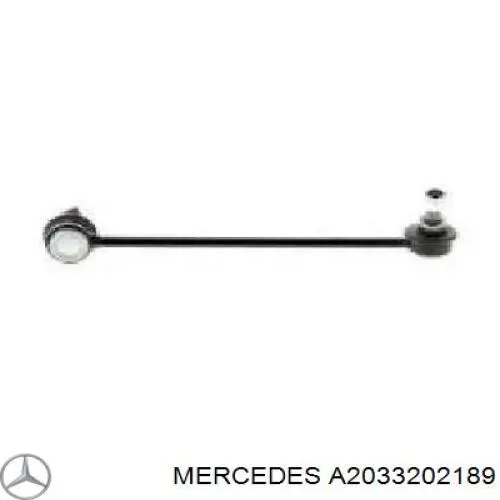 A2033202189 Mercedes soporte de barra estabilizadora delantera