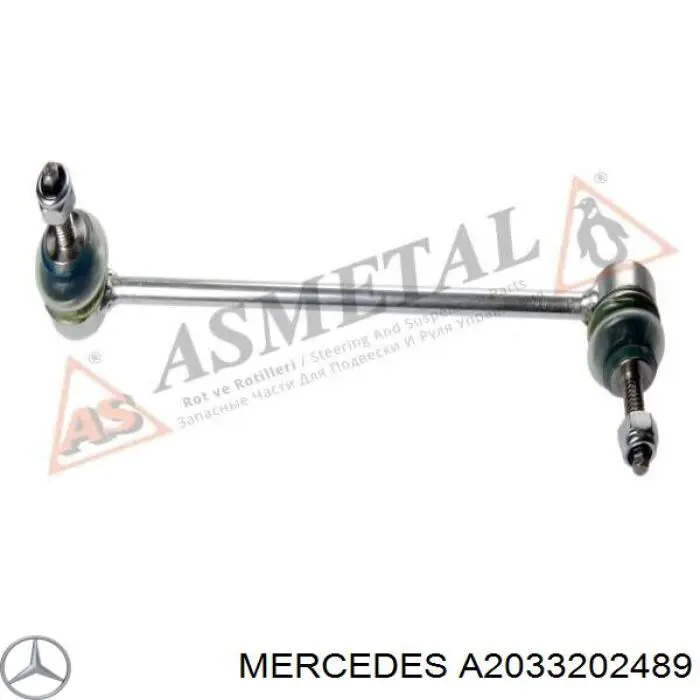 A2033202489 Mercedes soporte de barra estabilizadora delantera