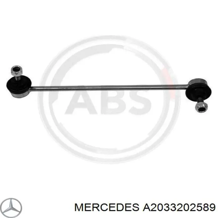 Bieleta estabilizadora delantera Mercedes A2033202589 precio, desde 11,45 EUR