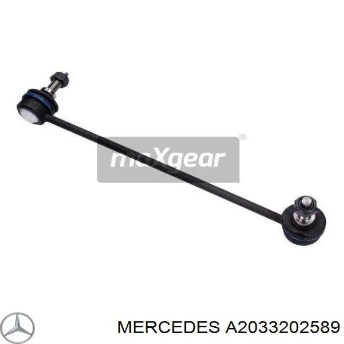 A2033202589 Mercedes soporte de barra estabilizadora delantera