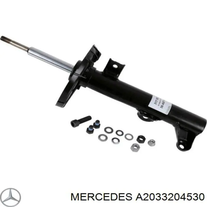 Amortiguador trasero izquierdo para Mercedes C (W203)