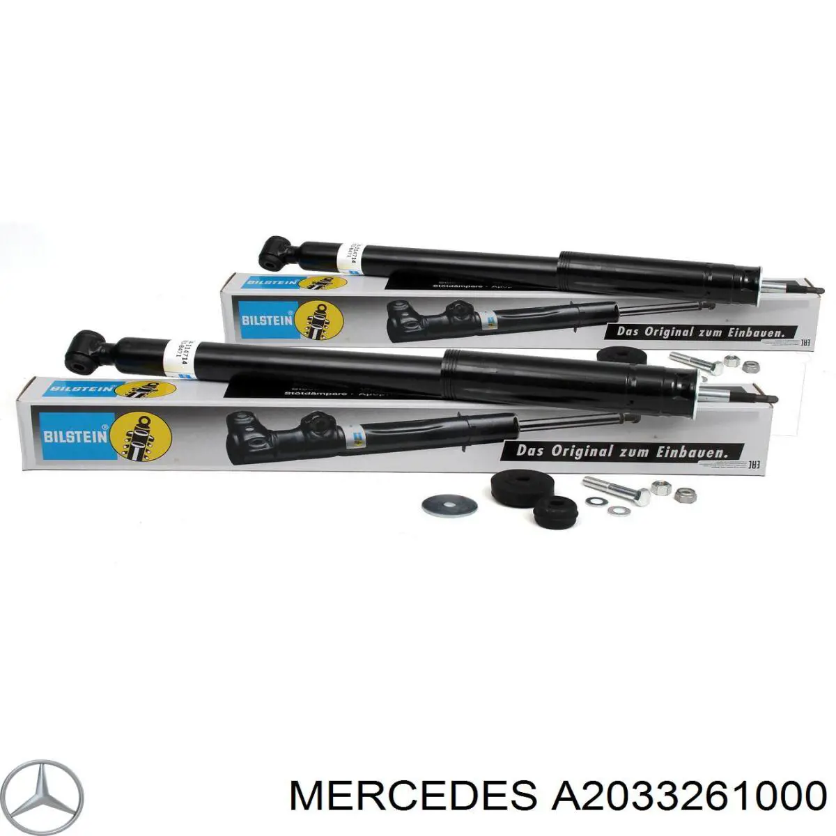 A2033261000 Mercedes amortiguador trasero