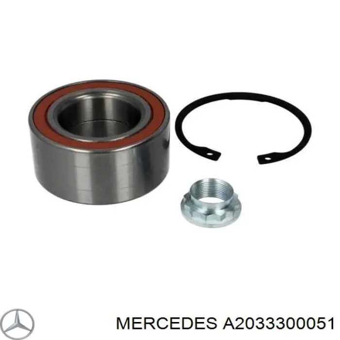 A2033300051 Mercedes cojinete de rueda delantero