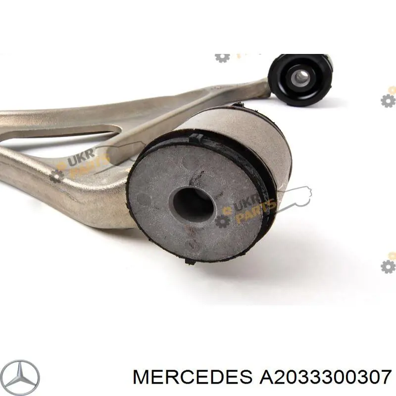 A2033300307 Mercedes barra oscilante, suspensión de ruedas delantera, inferior izquierda