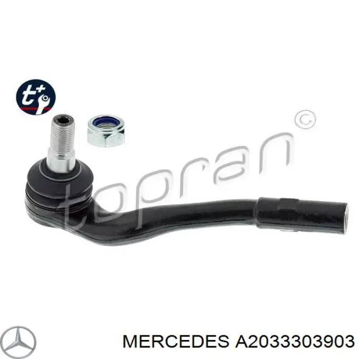 Rótula de barra de acoplamiento Mercedes A2033303903 precio, desde 18,88 EUR