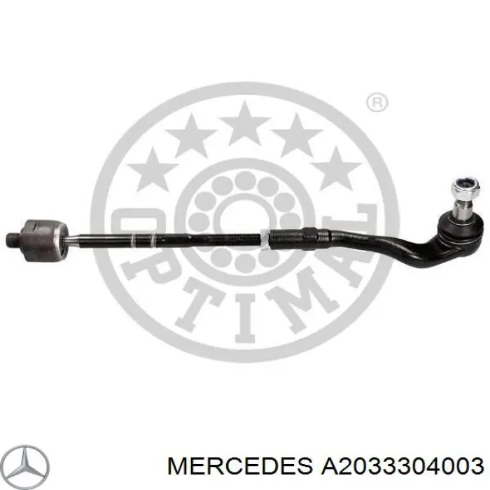 A2033304003 Mercedes rótula barra de acoplamiento exterior