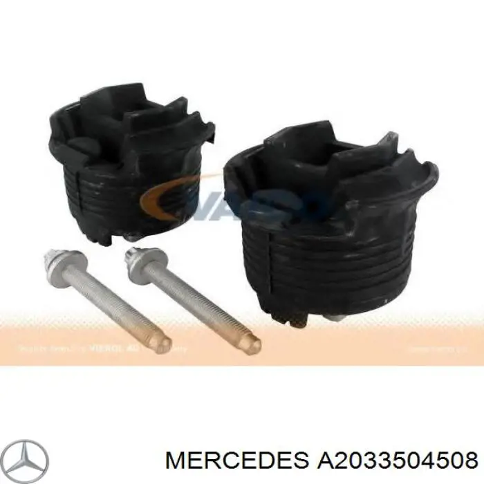 A2033504508 Mercedes suspensión, cuerpo del eje trasero