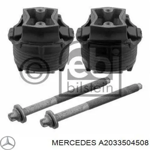 A2033504508 Mercedes Silentblock del puente trasero