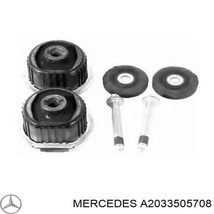 A2033504908 Mercedes subchasis trasero soporte motor
