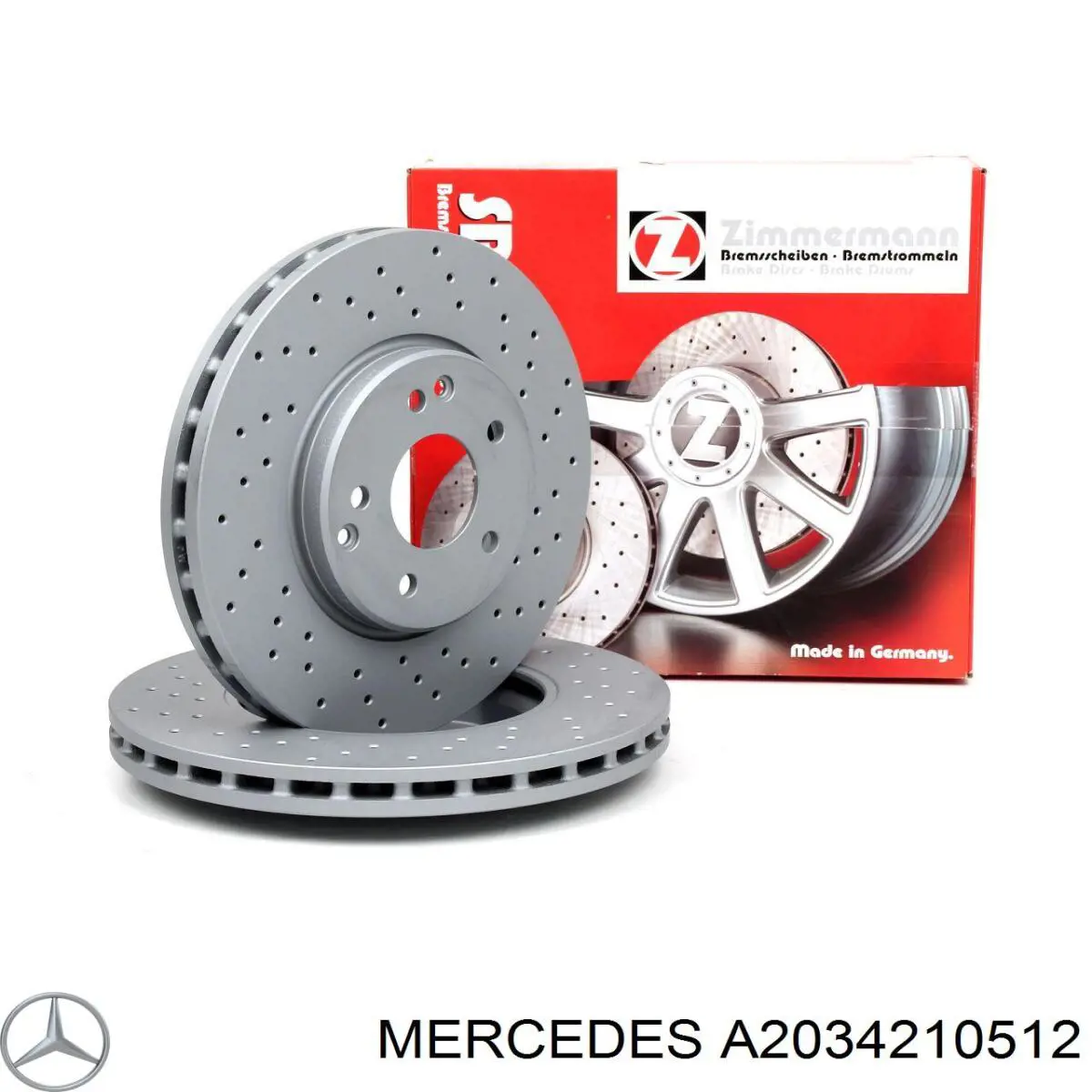 Frenos delanteros Mercedes A2034210512 precio, desde 49,87 EUR