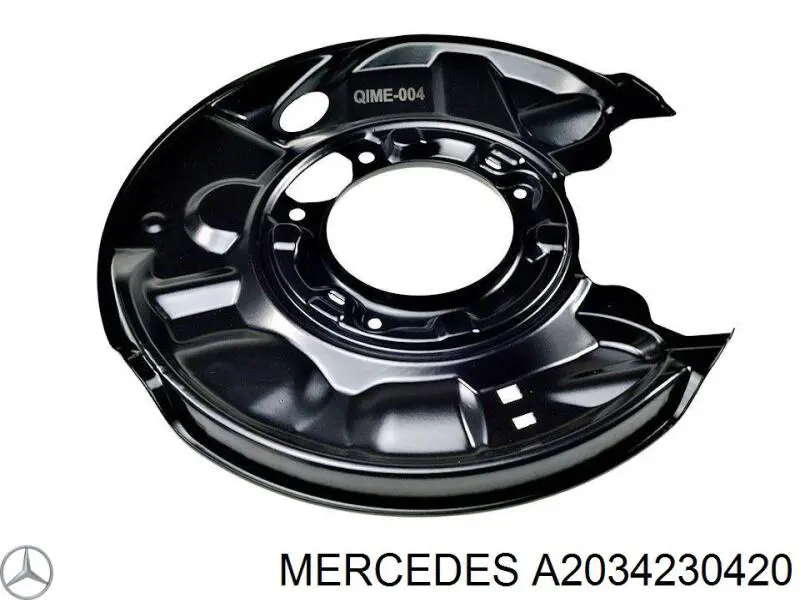 Protector de disco de freno trasero derecho Mercedes A2034230420 precio, desde 24,89 EUR