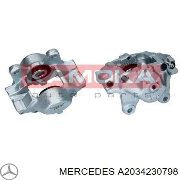 Comprar A2034230798 Mercedes Pinza de freno trasera izquierda
