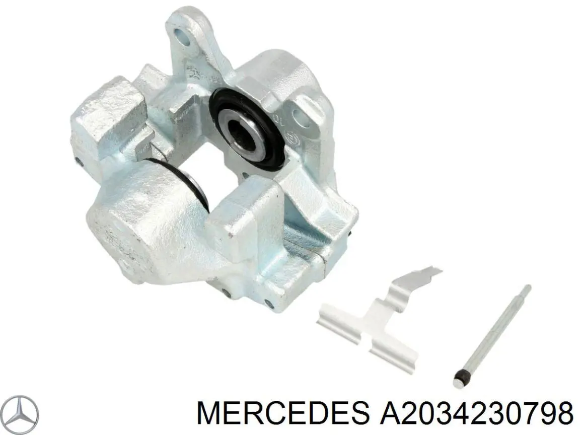Pinza de freno trasera izquierda A2034230798 Mercedes